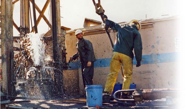 men working with water well drilling in st. paul, oregon